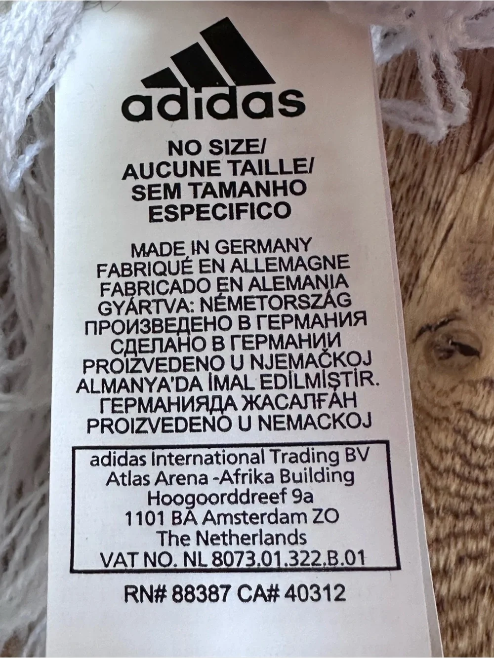 Adidas Juventus FC Soccer Scarf